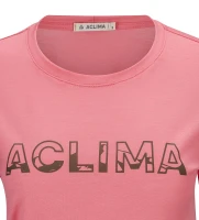 Aclima LightWool 140 Classic Tee Logo W, kolor: 475 - Sun Kissed Coral