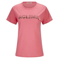 Aclima LightWool 140 Classic Tee Logo W, kolor: 475 - Sun Kissed Coral