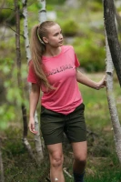 Aclima LightWool 140 Classic Tee Logo W, kolor: 475 - Sun Kissed Coral