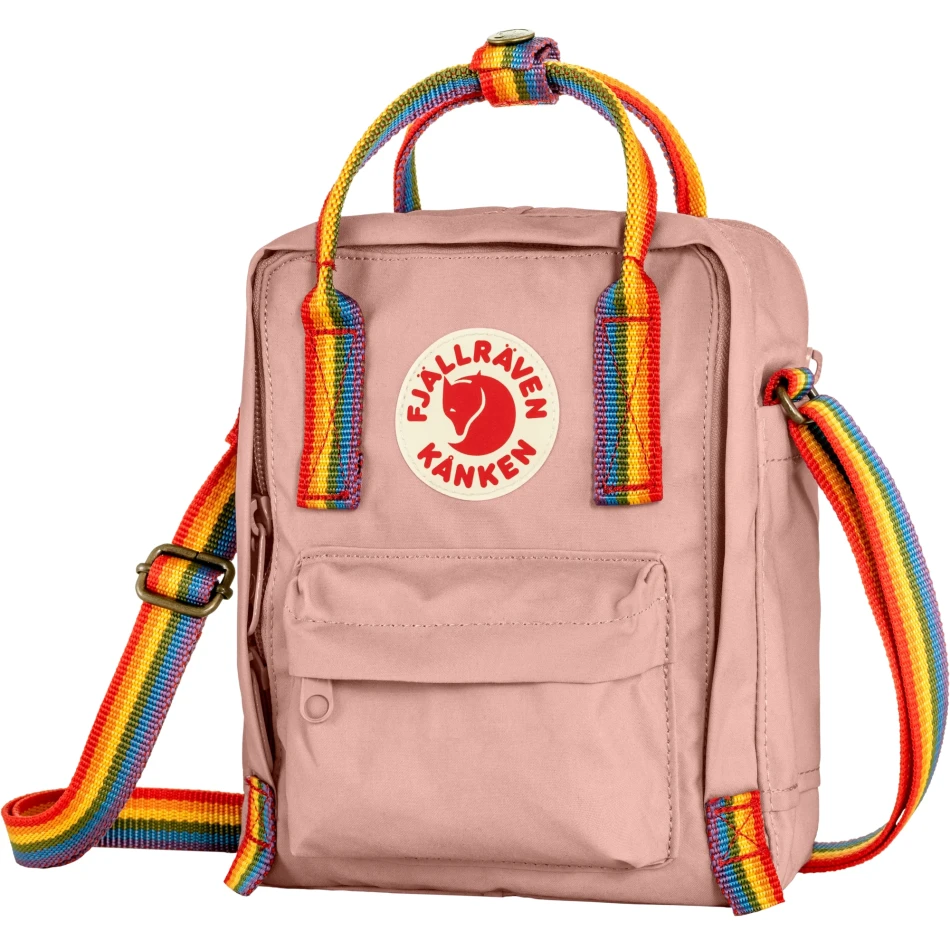 Kanken Rainbow Sling, kolor: 302-907 - Chalk Rose-Rainbow