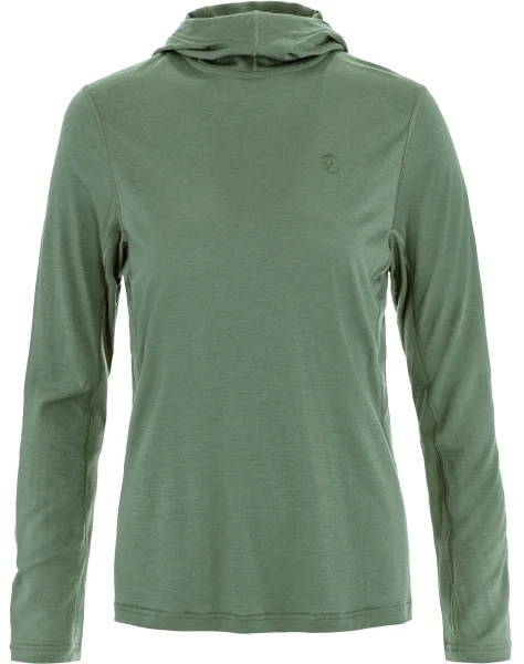 Fjallraven Abisko Wool Hoodie W, kolor: 614 - Patina Green