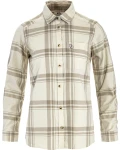 Fjallraven Ovik Lite Flannel Shirt W, kolor: 113-118 - Chalk White-Fossil
