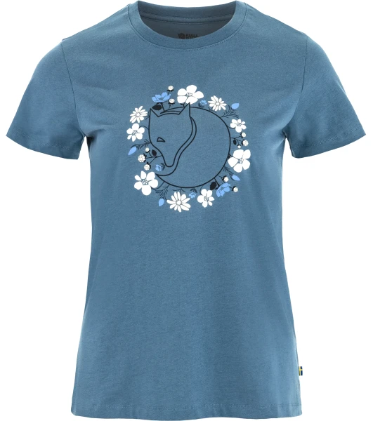 Fjallraven Fjallblomster Fox T-shirt W, kolor: 543 - Dawn Blue