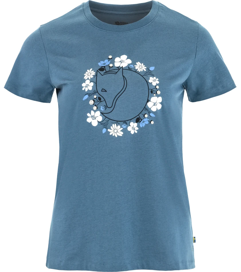 Fjallraven Fjallblomster Fox T-shirt W, kolor: 543 - Dawn Blue