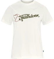 Fjallraven Archive Logo T-shirt W, kolor: 111- Eggshell
