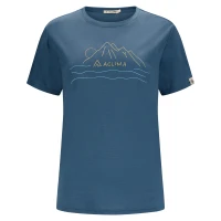 Aclima LightWool 140 Classic Tee Sunset W, kolor: 473 - Blue Fusion