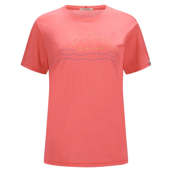 Aclima LightWool 140 Classic Tee Sunset W, kolor: 475 - Sun Kissed Coral
