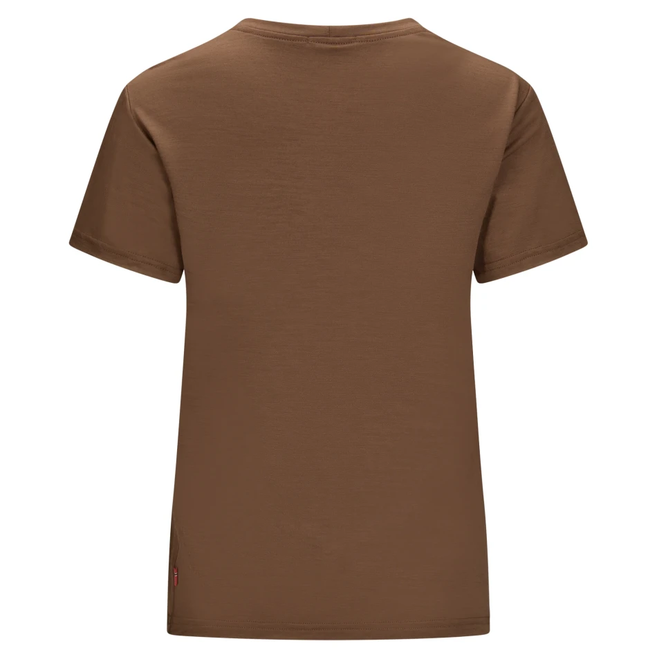 Aclima LightWool 140 Classic Tee Kettle W, kolor: 311 - Dark Earth