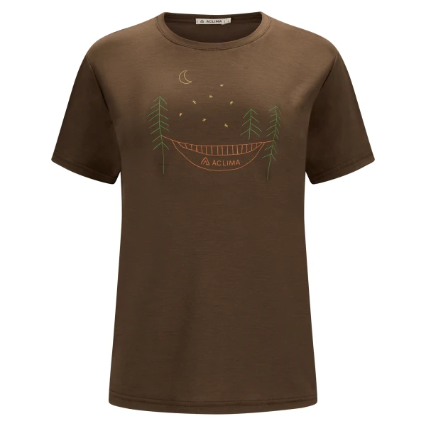 Aclima LightWool 140 Classic Tee Forest W, kolor: 311 - Dark Earth