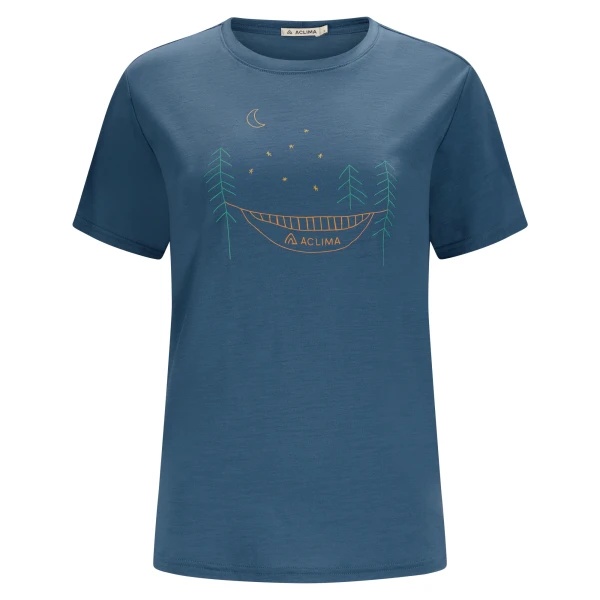 Aclima LightWool 140 Classic Tee Forest W, kolor: 473 - Blue Fusion