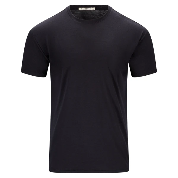 Aclima LightWool 140 Classic Tee M, kolor: 123 - Jet Black