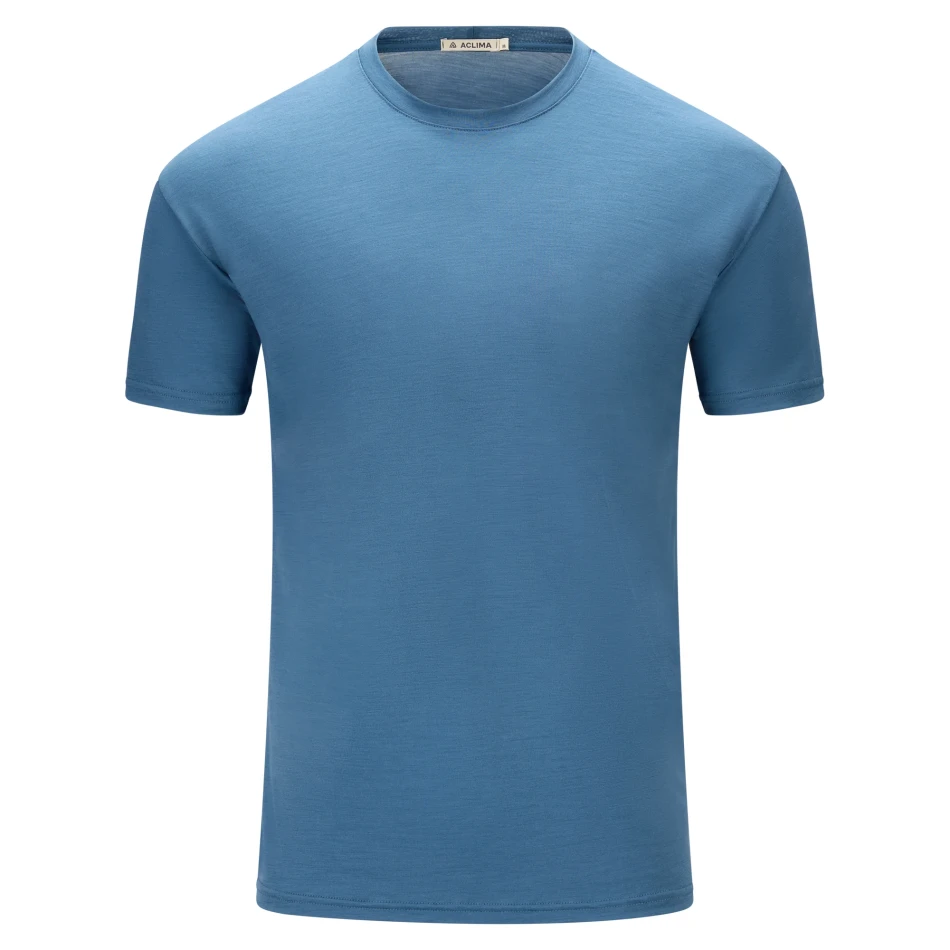 Aclima LightWool 140 Classic Tee M, kolor: 473 - Blue Fusion