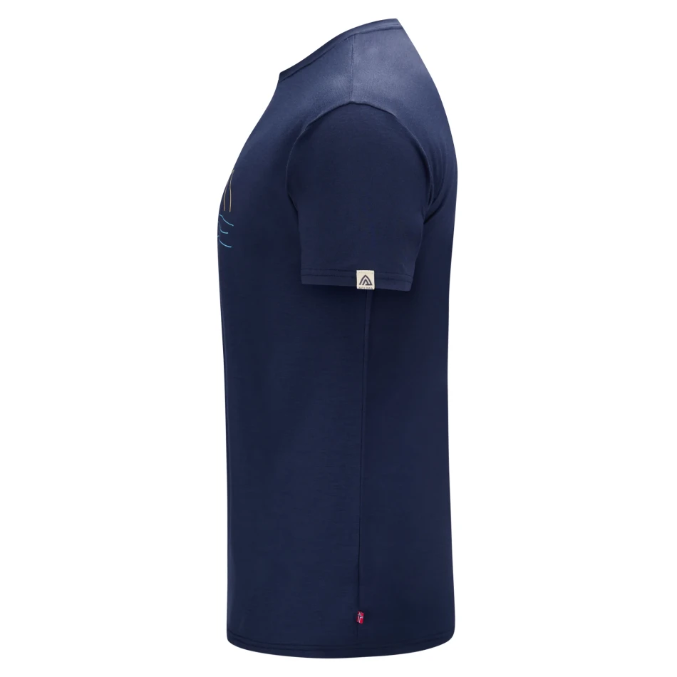 Aclima LightWool 140 Classic Tee Sunset M, kolor: 232 - Navy Blazer