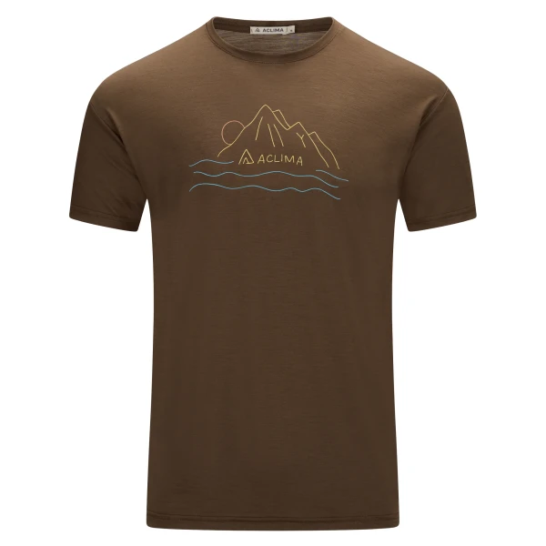 Aclima LightWool 140 Classic Tee Sunset M, kolor: 311 - Dark Earth