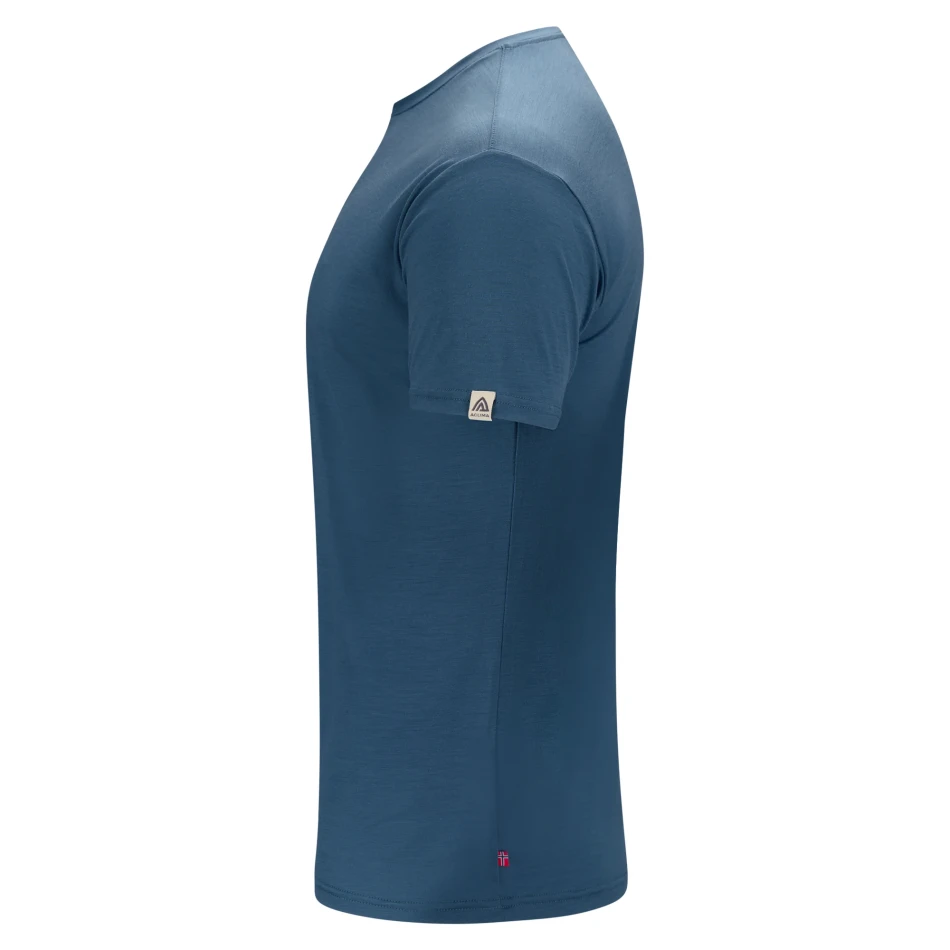 Aclima LightWool 140 Classic Tee Kettle M, kolor: 473 - Blue Fusion