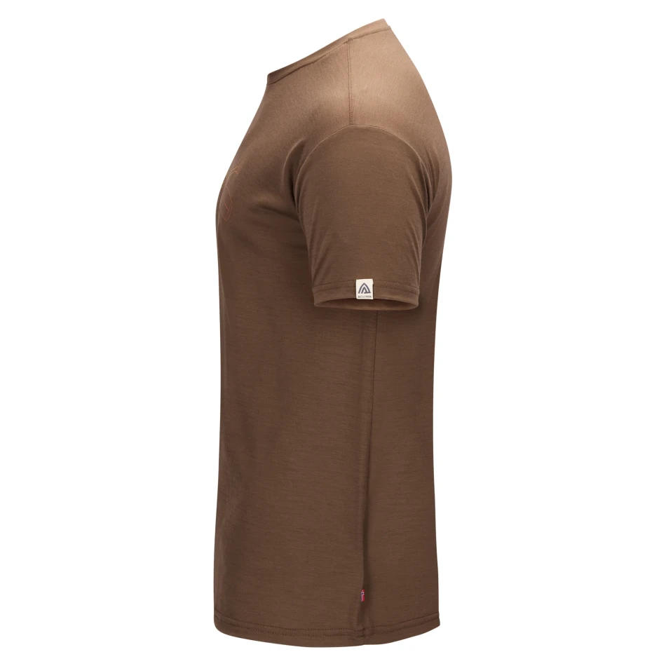 Aclima LightWool 140 Classic Tee Oars M, kolor: 311 - Dark Earth