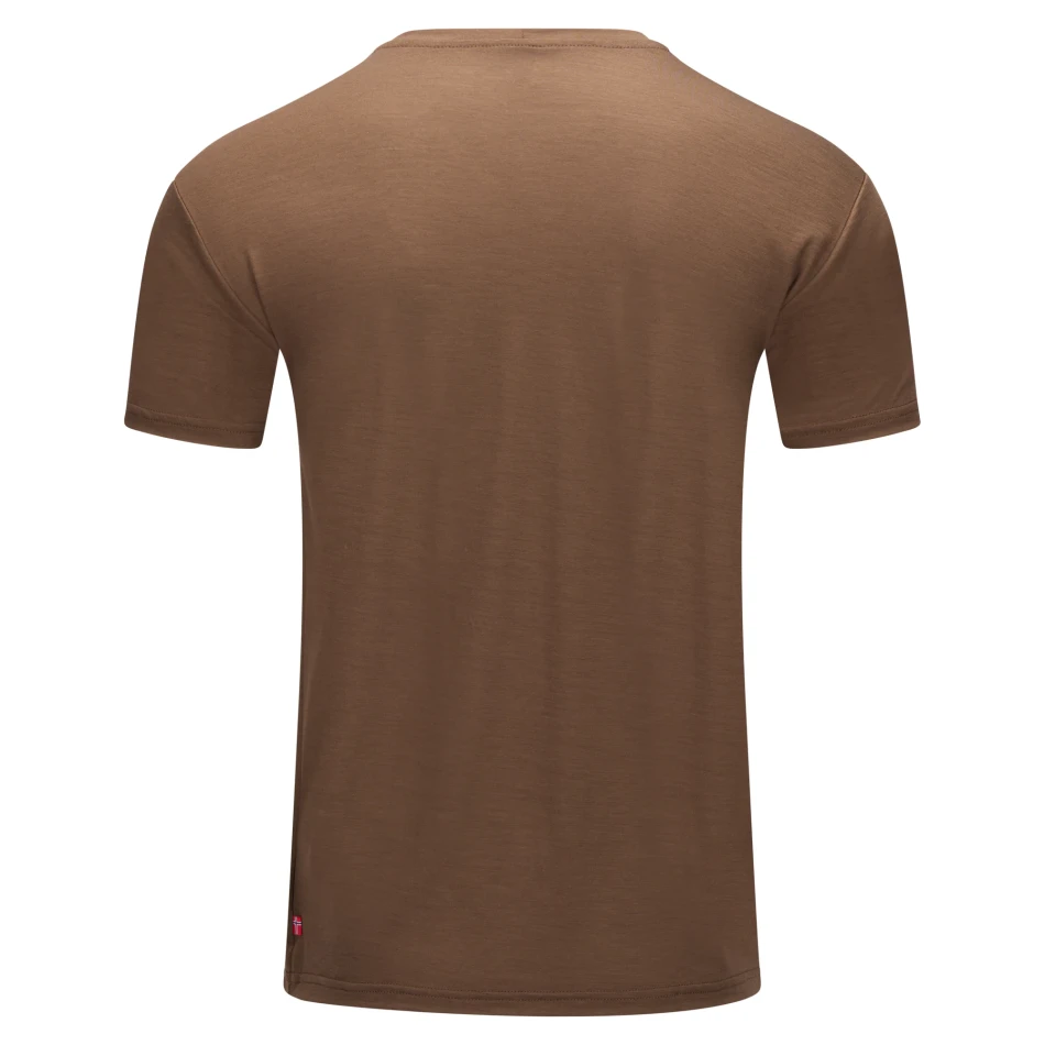 Aclima LightWool 140 Classic Tee Oars M, kolor: 311 - Dark Earth