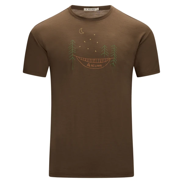 Aclima LightWool 140 Classic Tee Forest M, kolor: 311 - Dark Earth