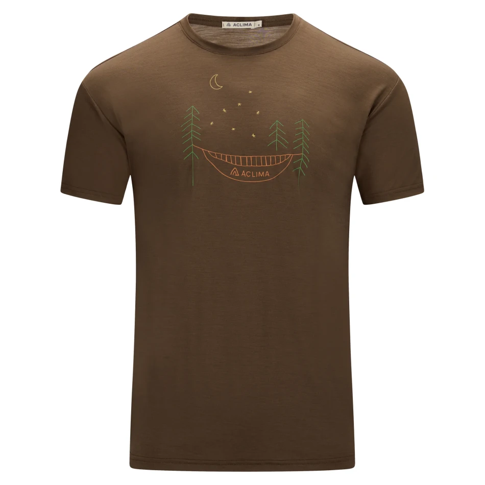 Aclima LightWool 140 Classic Tee Forest M, kolor: 311 - Dark Earth