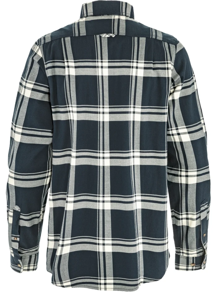 Fjallraven Ovik Lite Flannel Shirt, kolor: 555-113 - Dark Navy-Chalk White - 2