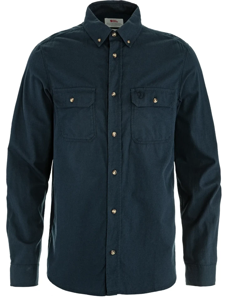 Fjallraven Ovik Lite Flannel Shirt, kolor: 555 - Dark Navy - 1