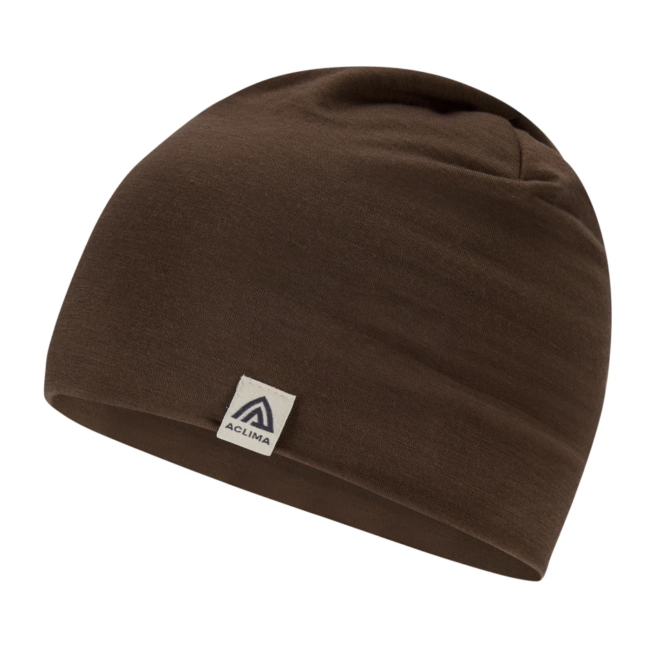 Aclima LightWool 140 Relaxed Beanie, kolor: 311 - Dark Earth