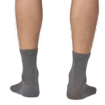 Merino Wool Blend Crew Socks, kolor: Feather Grey - 4