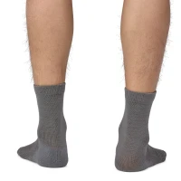 Merino Wool Blend Crew Socks, kolor: Feather Grey - 4