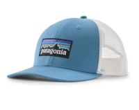 Patagonia P-6 Logo Trucker Hat, kolor: Shore Blue
