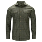 Aclima ReBorn Woolshirt, kolor: 476 - Grid Forest/Dark Grey