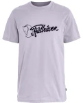 Fjallraven Archive Logo T-shirt, kolor: 452 - Lavender Mist