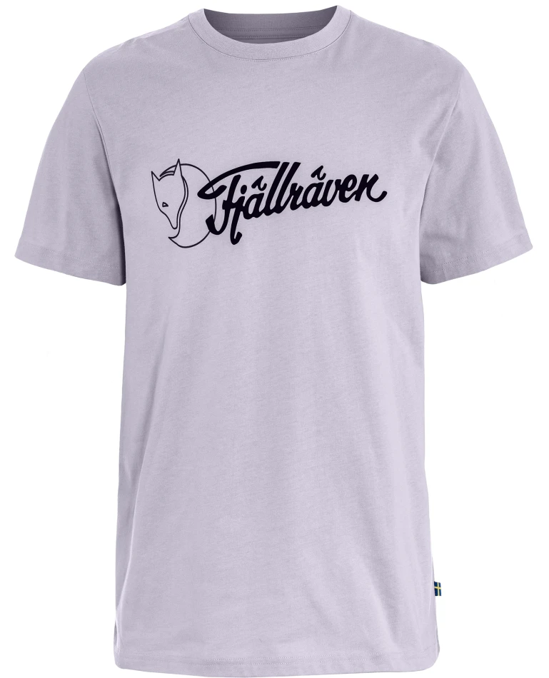 Fjallraven Archive Logo T-shirt, kolor: 452 - Lavender Mist