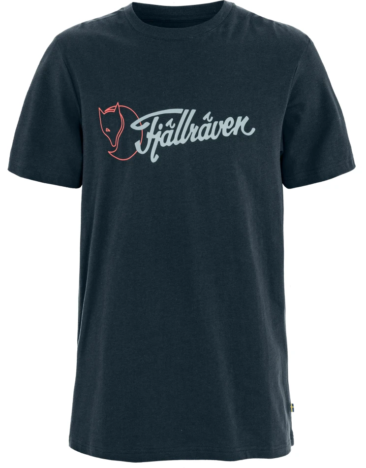 Fjallraven Archive Logo T-shirt, kolor: 555 - Dark Navy