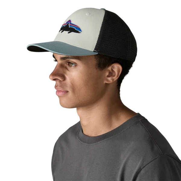 Fitz Roy Trout Trucker Hat, kolor: WBSA - White w/Blue Sage - 2