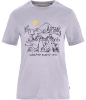 Hoja Lugnt Wool T-shirt W, kolor: 452 - Lavender Mist - 1