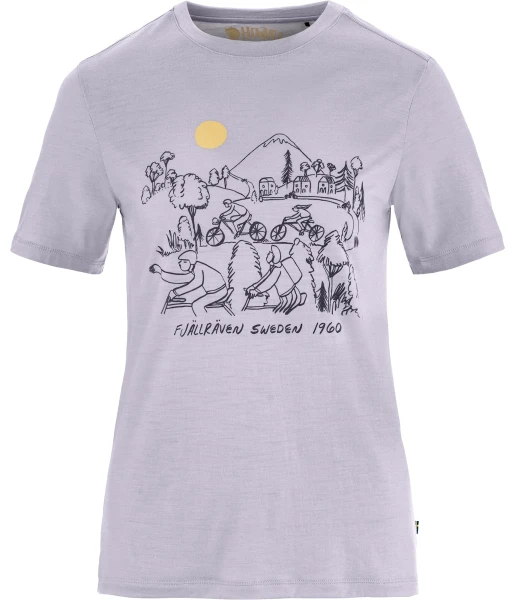 Hoja Lugnt Wool T-shirt W, kolor: 452 - Lavender Mist - 1