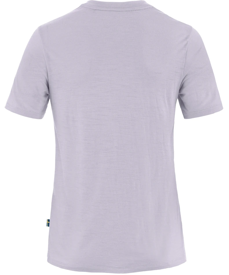 Fjallraven Hoja Lugnt Wool T-shirt W, kolor: 452 - Lavender Mist - 2