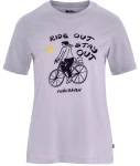 Fjallraven Hoja Ivag T-Shirt W, kolor: 452 - Lavender Mist - 1