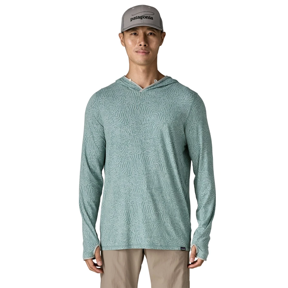 M's Tropic Comfort Natural Hoody, kolor: SERS - Sea Run Blue: Sage - 2