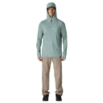 M's Tropic Comfort Natural Hoody, kolor: SERS - Sea Run Blue: Sage - 4