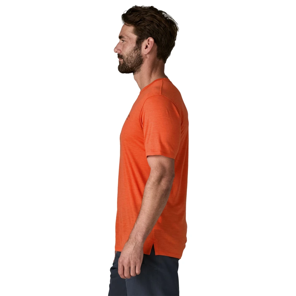M's Capilene Cool Merino Blend Graphic Shirt, kolor: HHCO - Heritage Header:  Coal Orange - zdj poglądowe 2