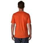 M's Capilene Cool Merino Blend Graphic Shirt, kolor: HHCO - Heritage Header:  Coal Orange - zdj poglądowe 4