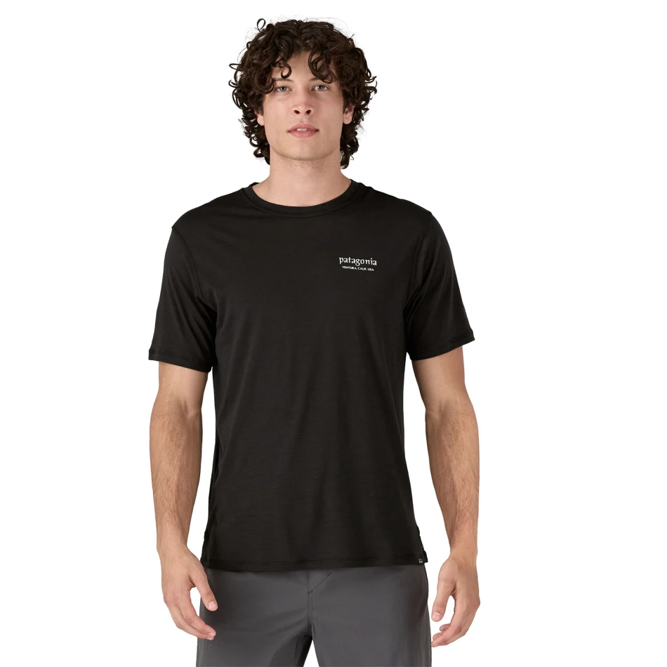 M's Capilene Cool Merino Blend Graphic Shirt, kolor: HEBK - Heritage Header: Black - 2