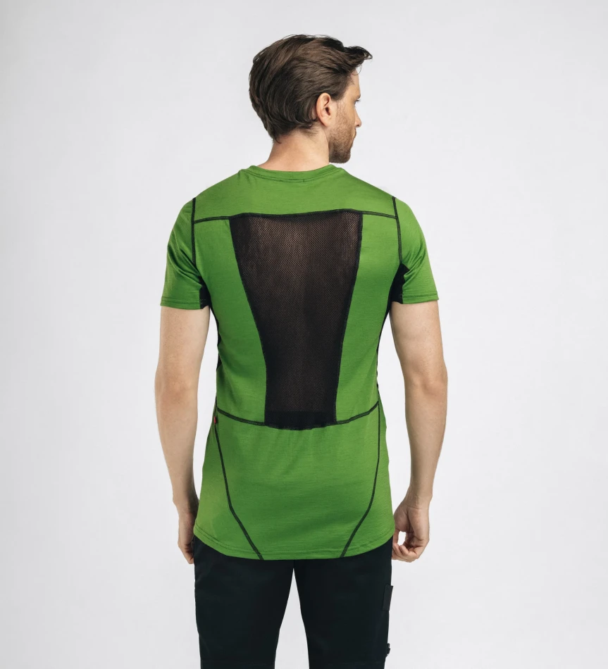 Aclima LightWool 140 Sports T-shirt M, kolor: 434 - Cactus/Jet Black