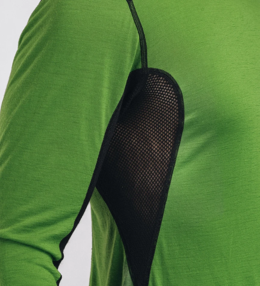 Aclima LightWool 140 Sportshirt M, kolor: 434 - Cactus/Jet Black