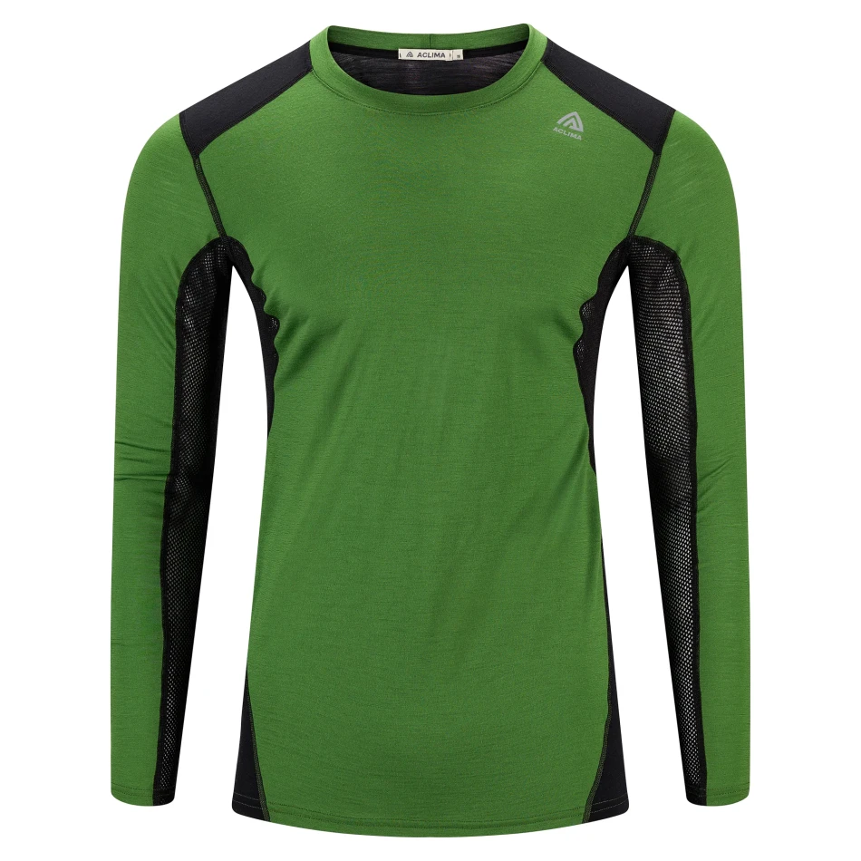 Aclima LightWool 140 Sportshirt M, kolor: 434 - Cactus/Jet Black