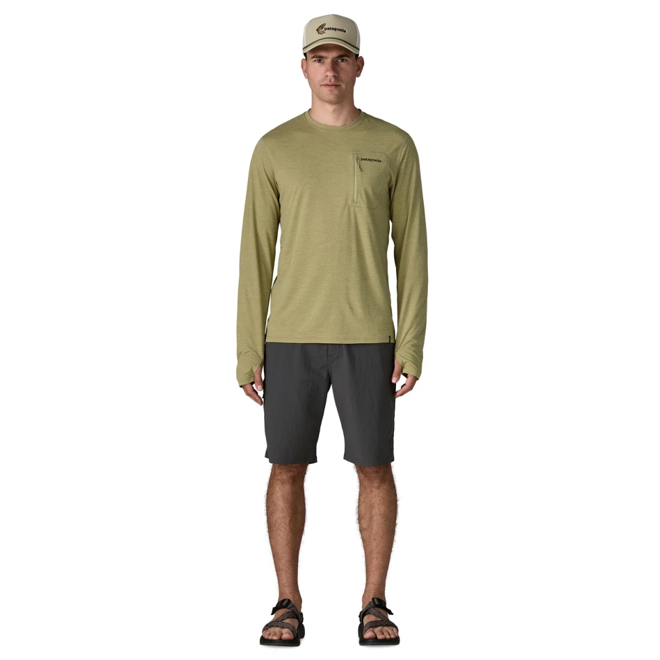 M's Long Sleeved Cap Cool Sun Shirt Fitz Roy Trout, kolor: GGNX - Gumtree Green: Light Gumtree Green X-Dye - 3