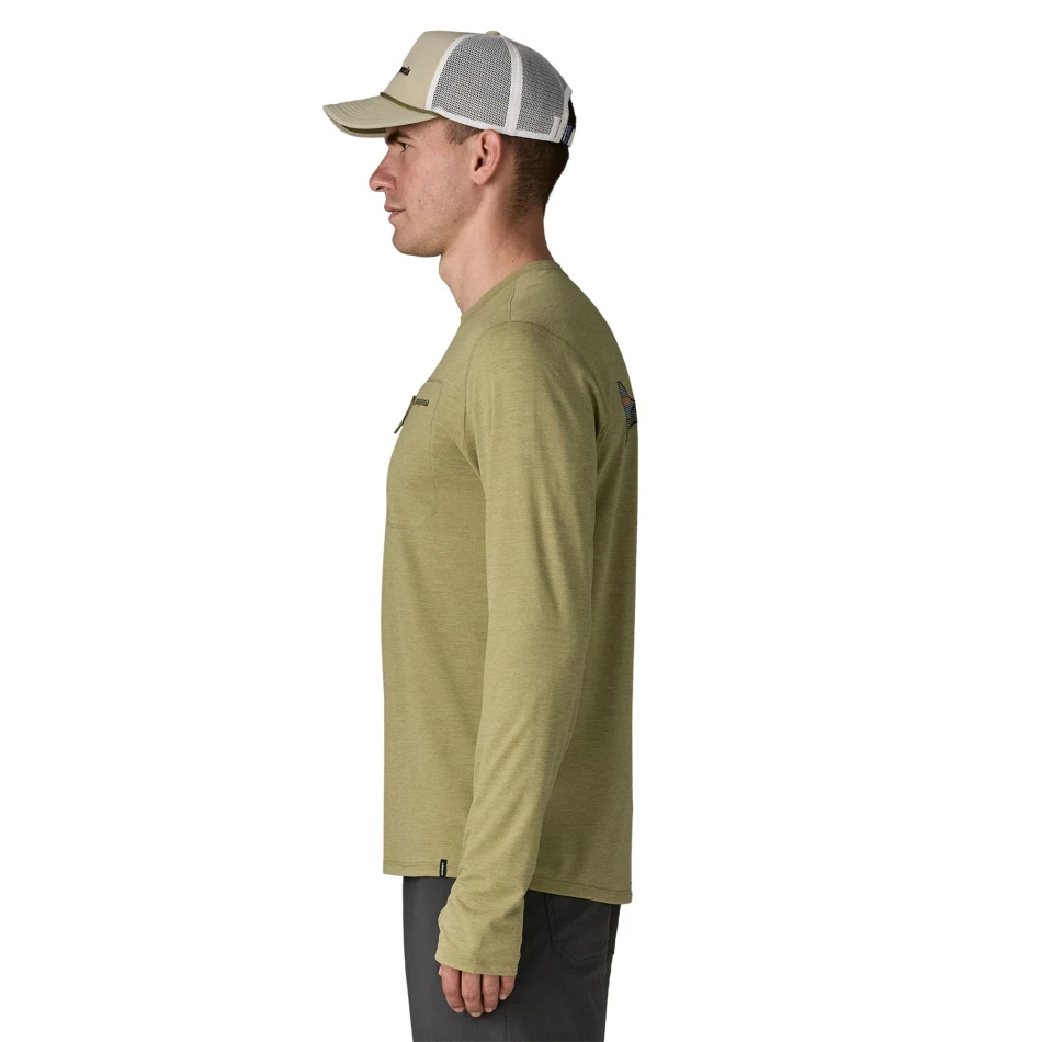 M's Long Sleeved Cap Cool Sun Shirt Fitz Roy Trout, kolor: GGNX - Gumtree Green: Light Gumtree Green X-Dye - 4