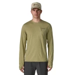 M's Long Sleeved Cap Cool Sun Shirt Fitz Roy Trout, kolor: GGNX - Gumtree Green: Light Gumtree Green X-Dye - 0