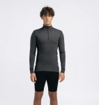 Aclima WarmWool Mockneck M, kolor: 74 - Marengo/Jet Black